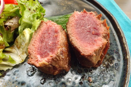 フィレ・ステーキ（断面）